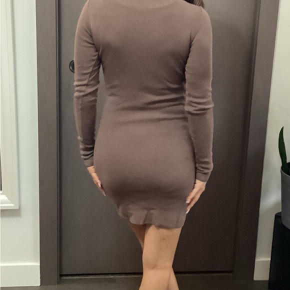 Grey purple knit dress xs - Picture 2 of 3